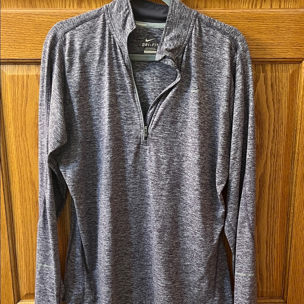 Nike Heathered purple Dri-FIT Pullover